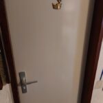 Eintritt in das Duschbad